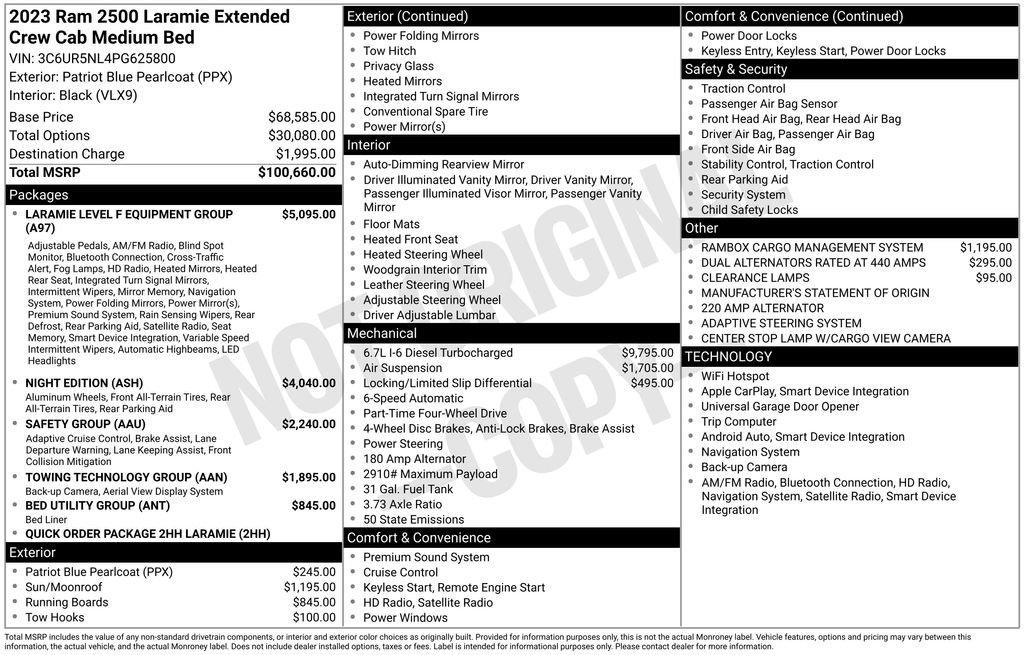 Used 2023 RAM 2500 Laramie image 10
