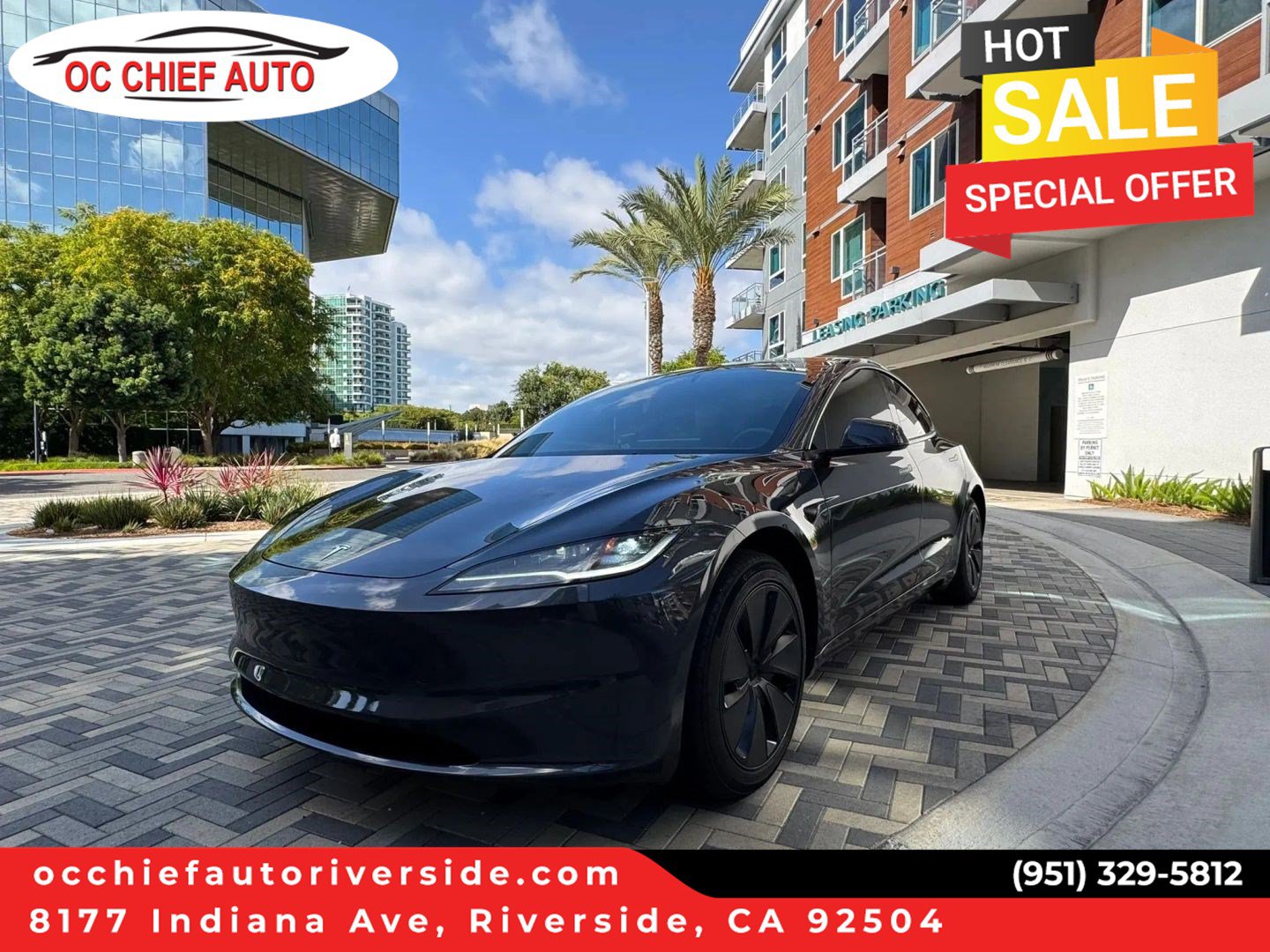 Used 2025 Tesla Model 3 Long Range RWD image 1