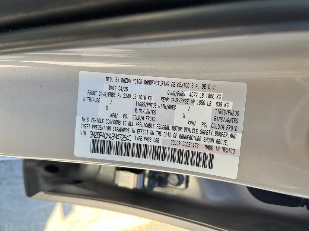 Used 2025 MAZDA MAZDA3 s FWD image 48