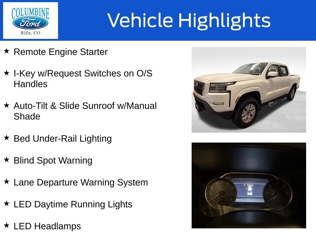 Used 2022 Nissan Frontier SV w/ SV Premium Package AWD/4WD image 24