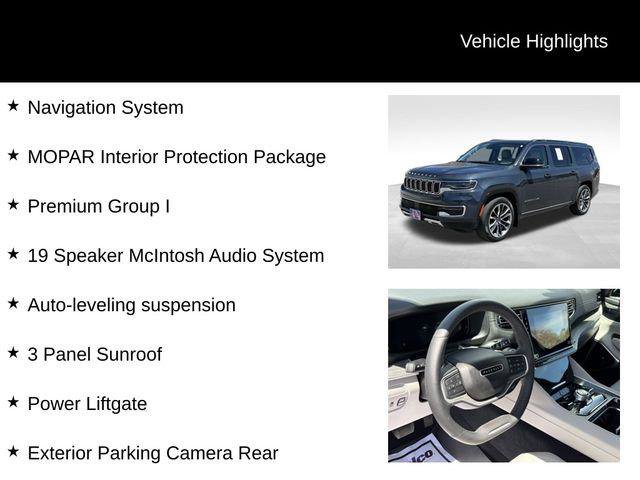 Certified 2024 Jeep Wagoneer L Series III w/ Premium Group I AWD/4WD image 8