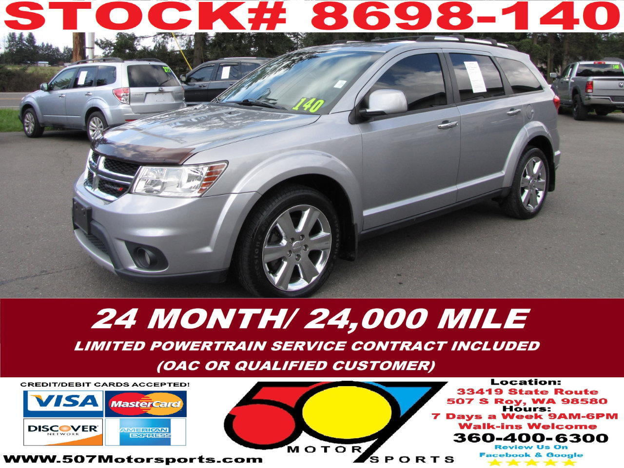 Used 2015 Dodge Journey R/T w/ Navigation & Sound Group