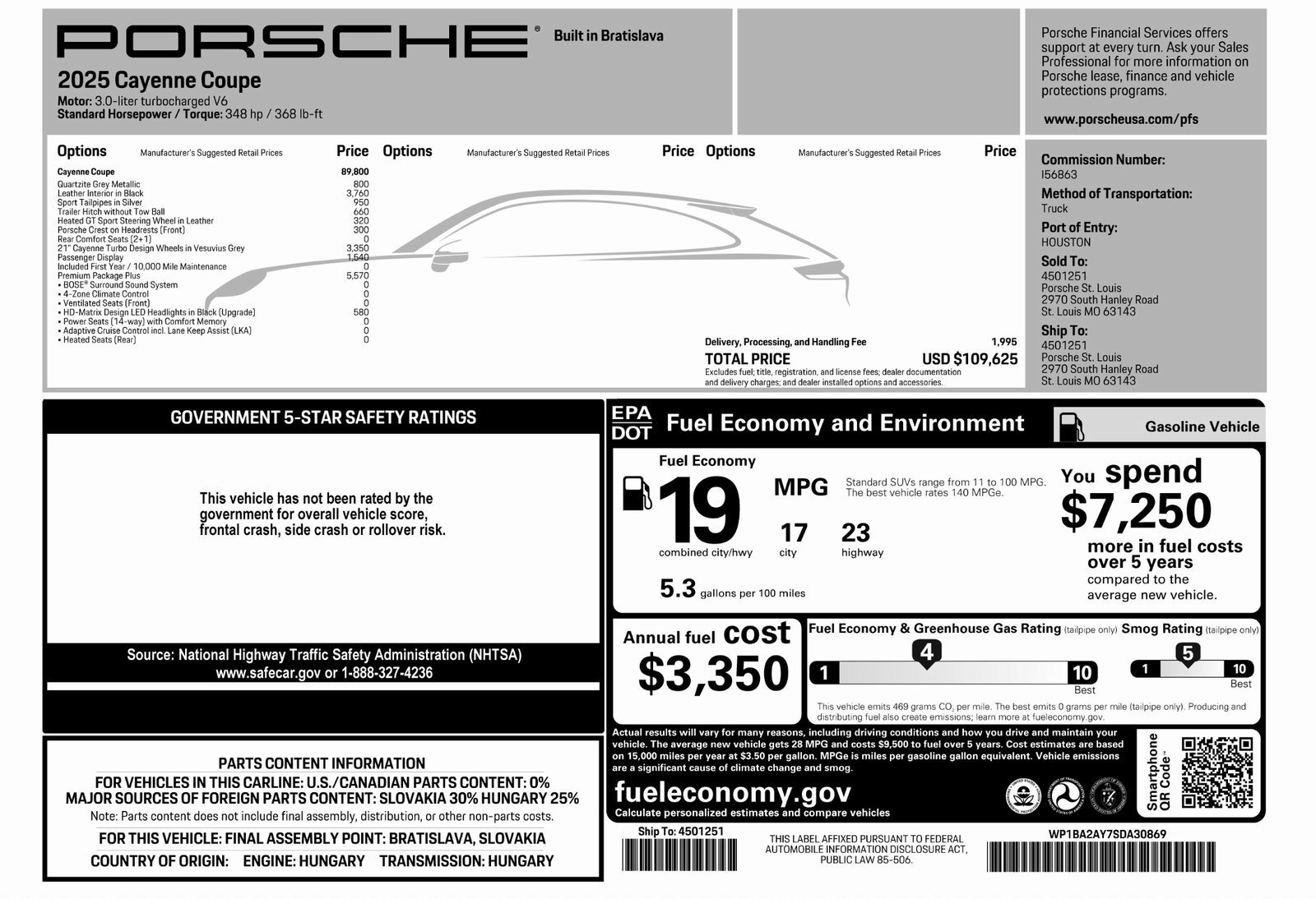 Certified 2025 Porsche Cayenne Coupe image 42