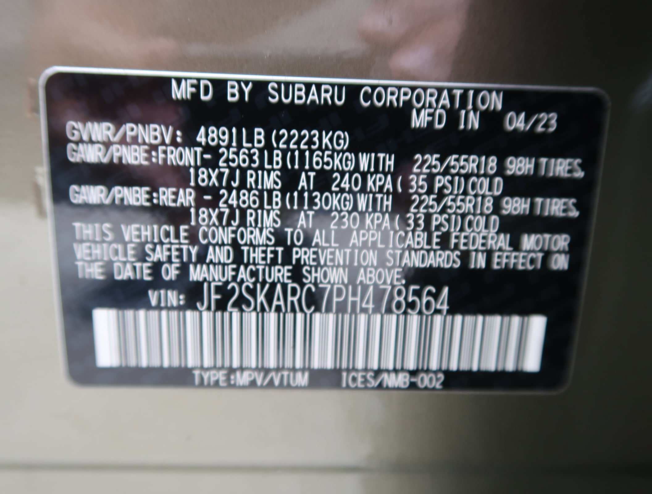 Certified 2023 Subaru Forester Touring AWD/4WD image 48