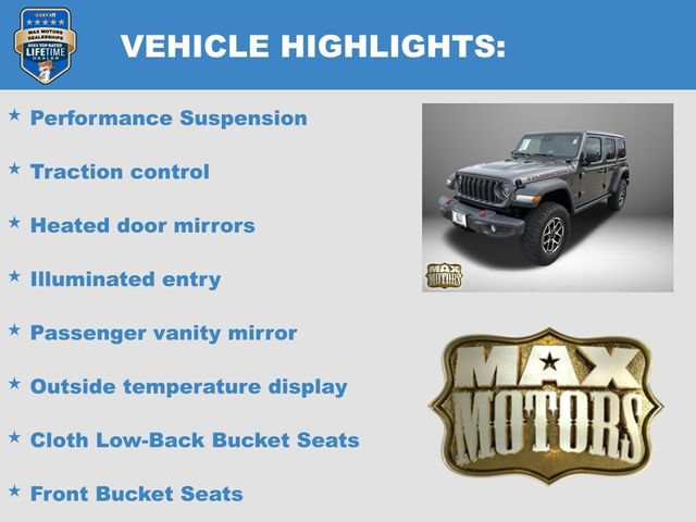 Used 2025 Jeep Wrangler Unlimited Rubicon AWD/4WD image 12