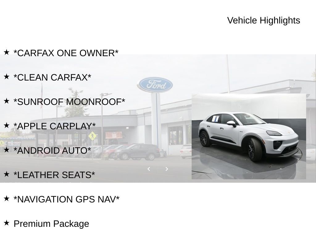 Used 2024 Porsche Macan 4 Electric w/ Premium Package image 19