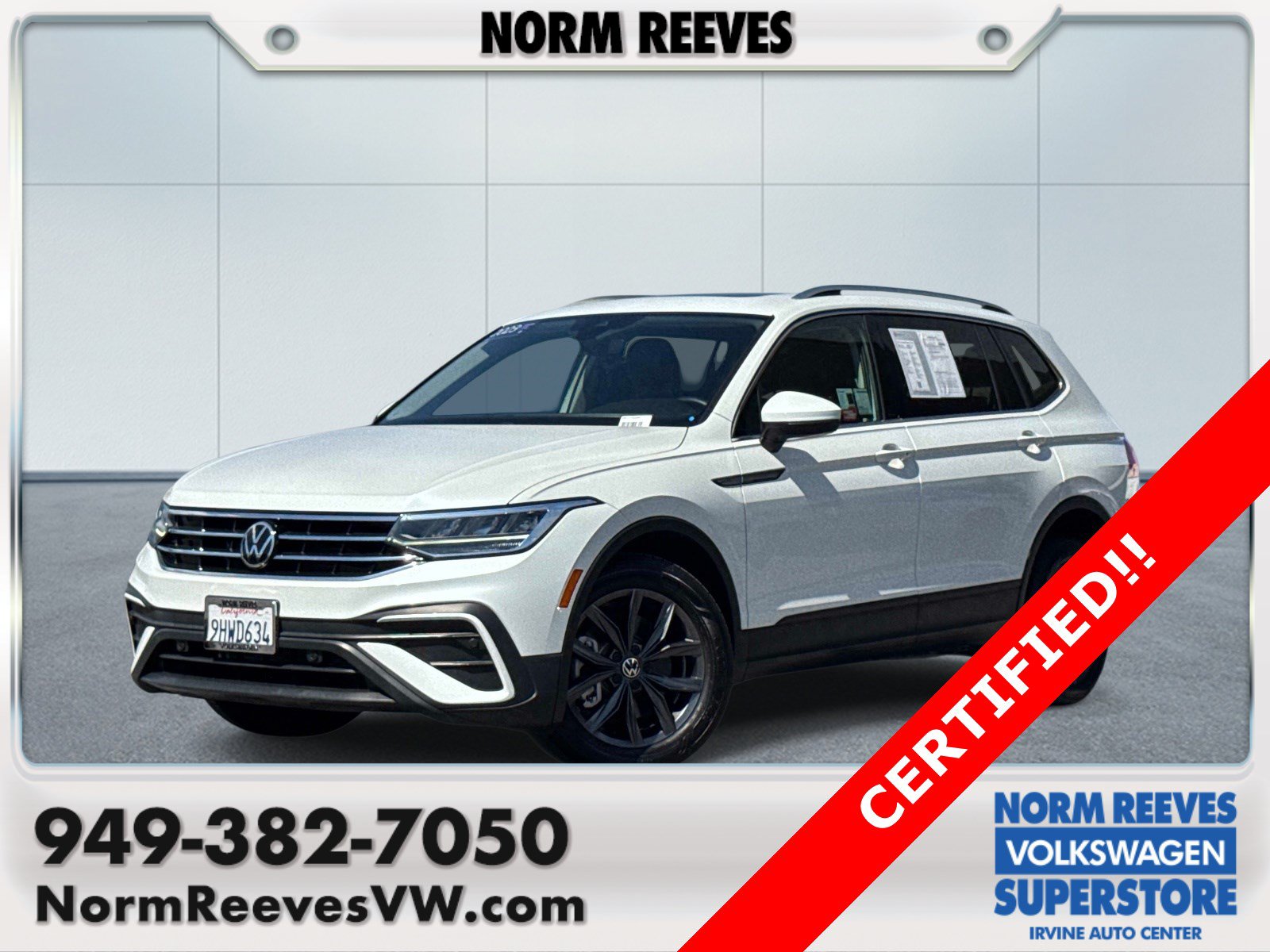 Certified 2023 Volkswagen Tiguan SE w/ Panoramic Sunroof Package FWD video 1