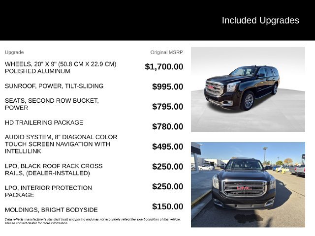 Used 2017 GMC Yukon SLT w/ HD Trailering Package AWD/4WD image 8