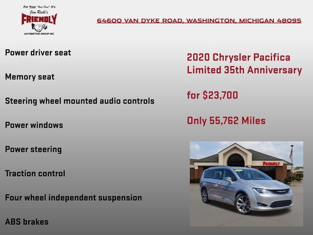 Used 2020 Chrysler Pacifica Limited image 20