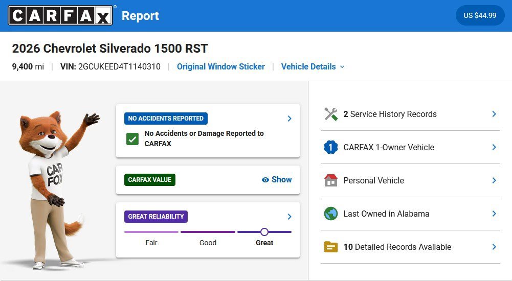 Used 2026 Chevrolet Silverado 1500 RST AWD/4WD image 21