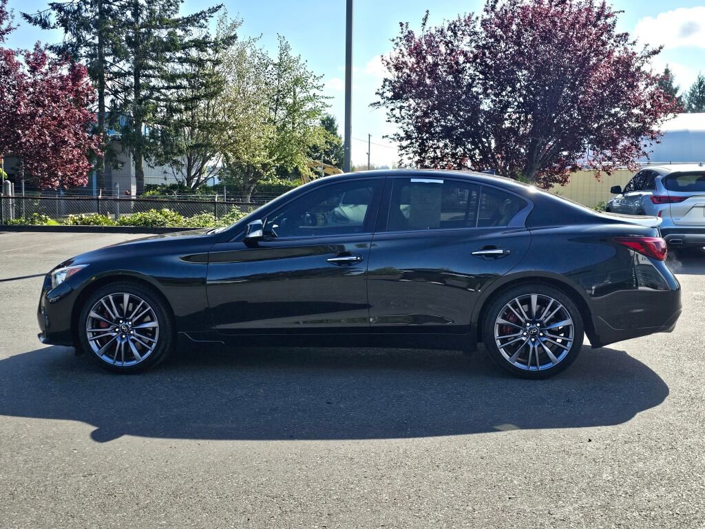 Used 2023 INFINITI Q50 Red Sport 400 w/ Black Opal Edition AWD/4WD image 4