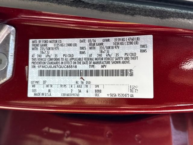 Used 2016 Ford Escape Titanium w/ Equipment Group 301A image 23