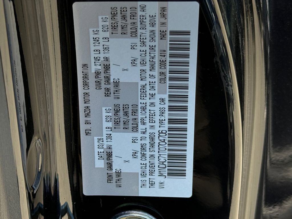 New 2026 MAZDA MX-5 Miata Club RWD image 25