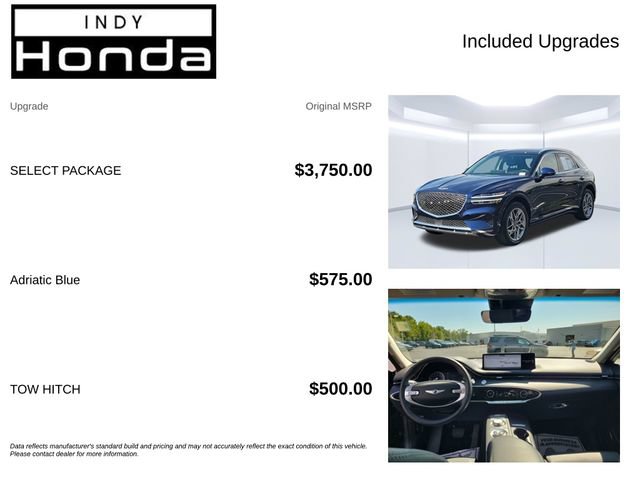 Used 2023 Genesis GV70 2.5T w/ Select Package AWD/4WD image 4