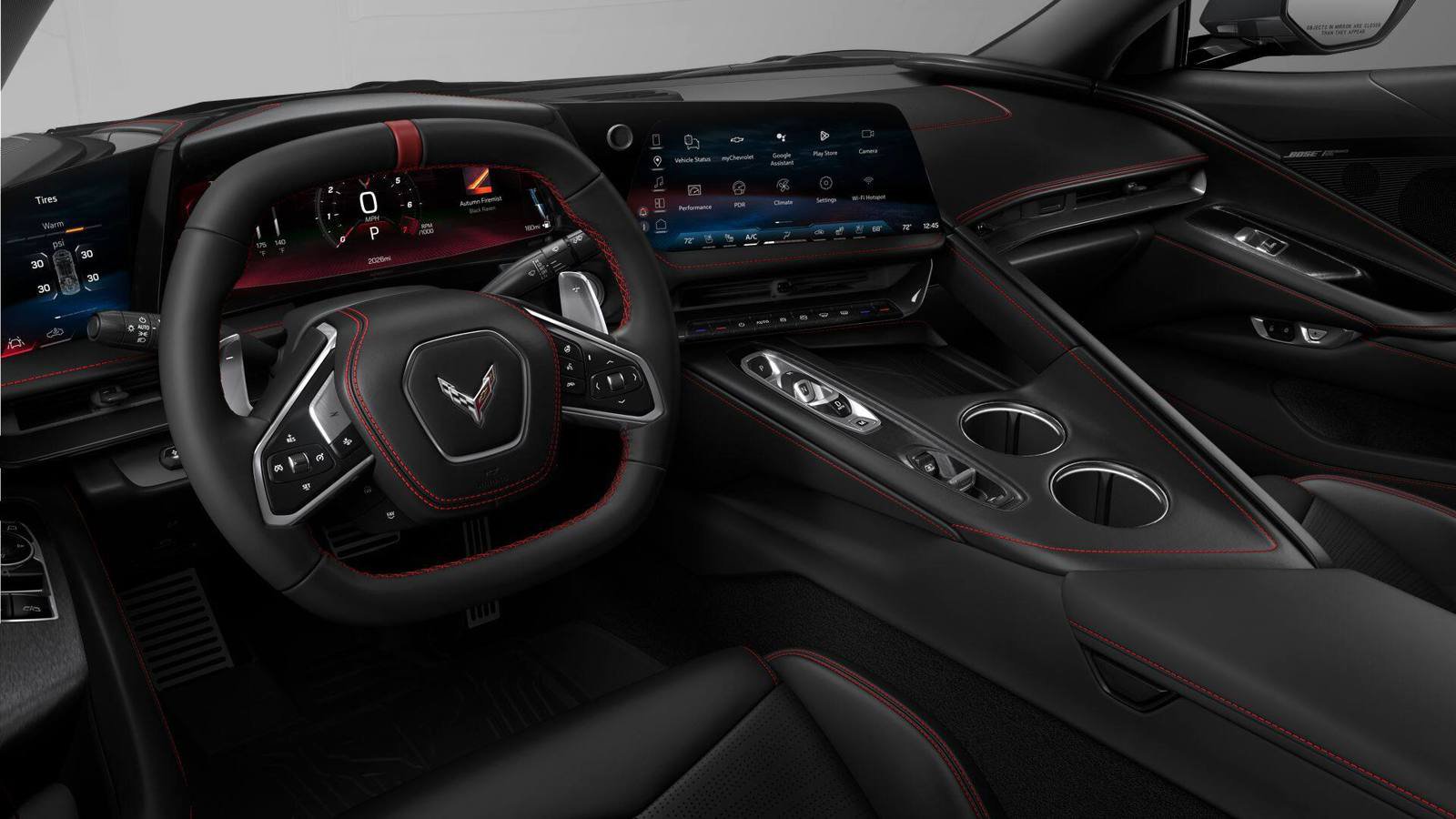 New 2026 Chevrolet Corvette Stingray Preferred Cpe w/ Z51 Performance Package RWD image 43