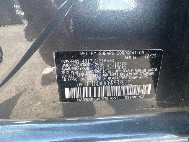 Certified 2024 Subaru Impreza 2.0i AWD/4WD image 35