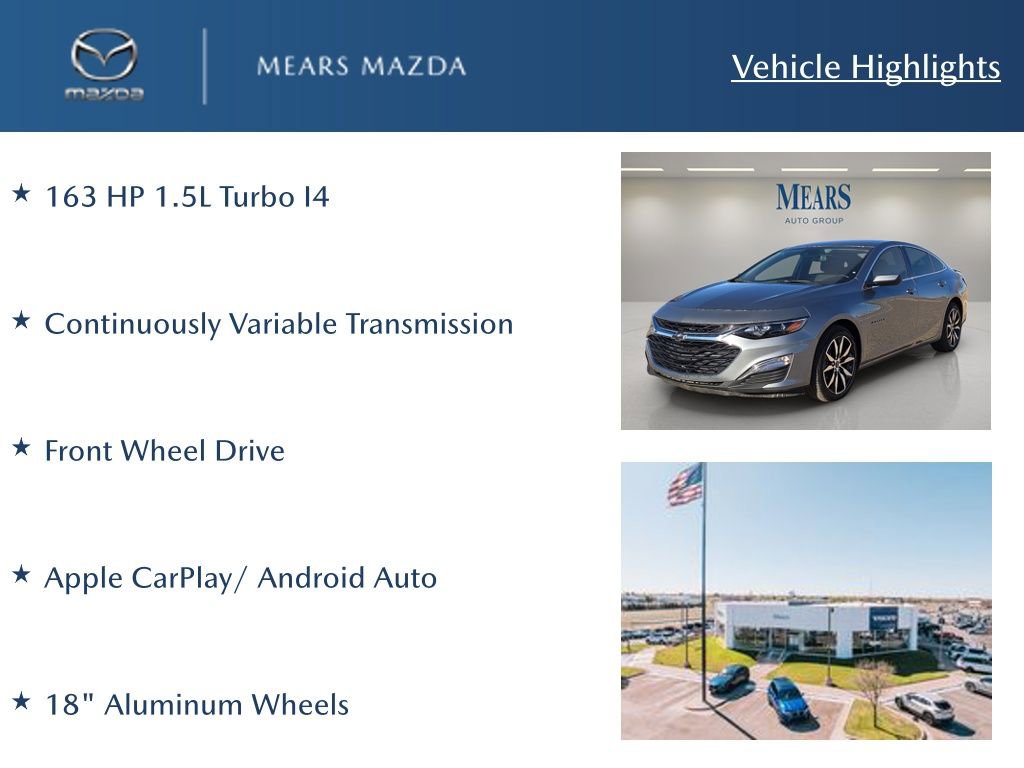 Used 2024 Chevrolet Malibu RS image 2