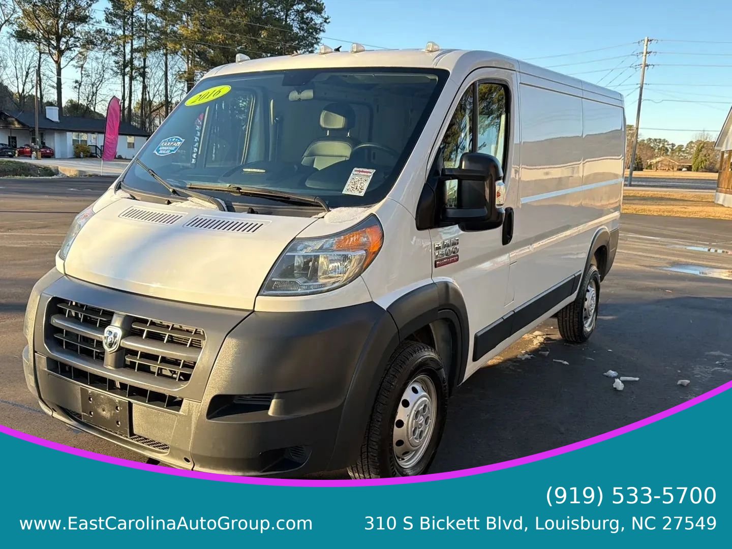 Used 2016 RAM ProMaster 1500