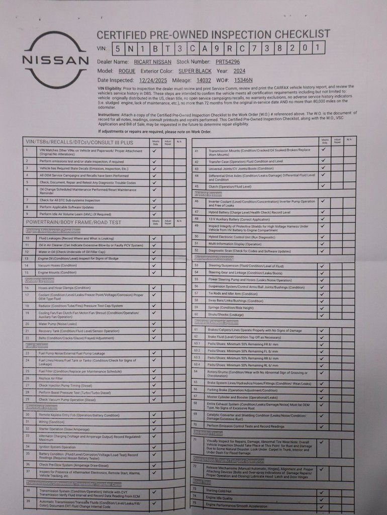Certified 2024 Nissan Rogue SL w/ SL Premium Package image 7