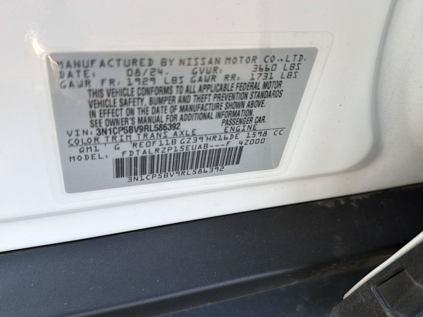 Used 2024 Nissan Kicks S FWD image 39