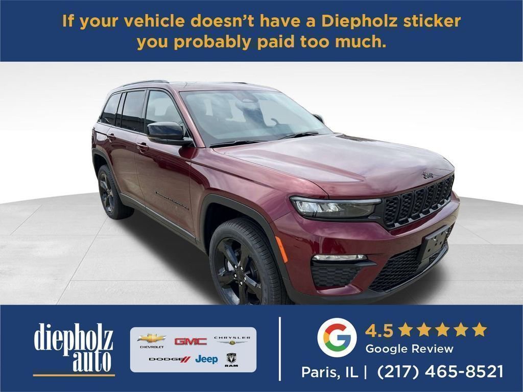 New 2025 Jeep Grand Cherokee Limited w/ Black Appearance Package