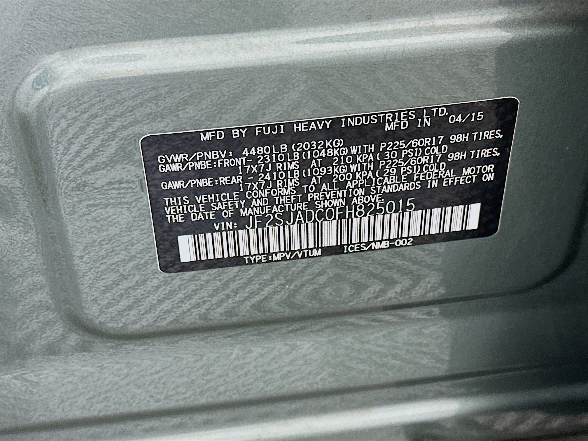 Used 2015 Subaru Forester 2.5i Premium AWD/4WD image 12