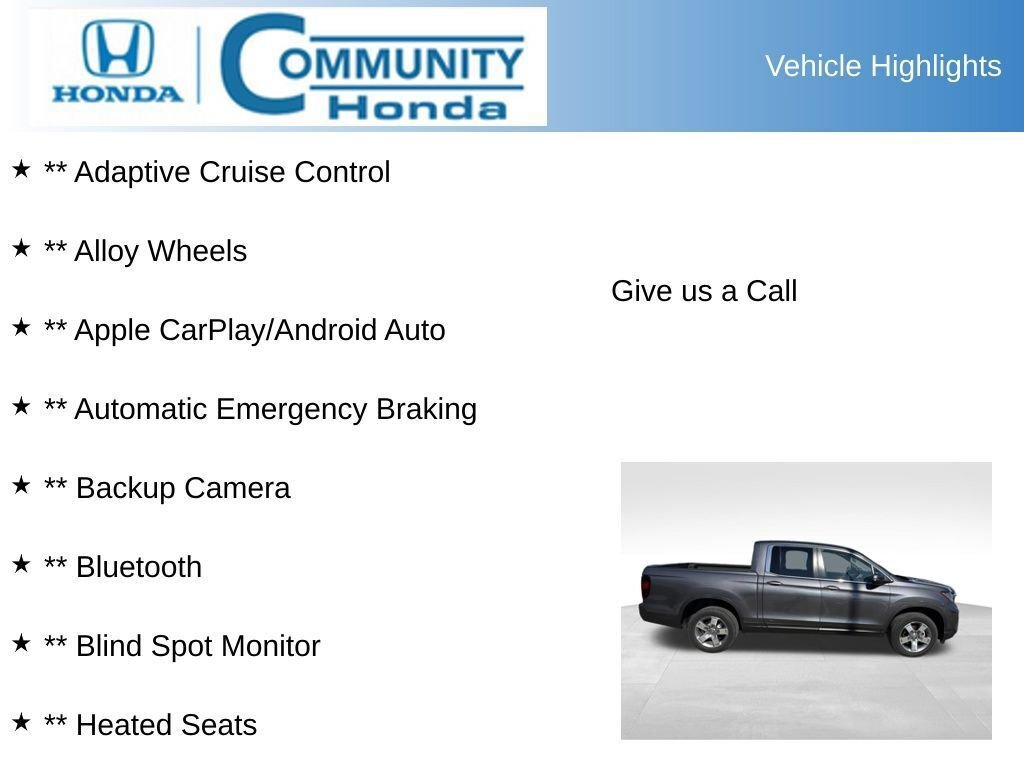 Certified 2025 Honda Ridgeline RTL image 8
