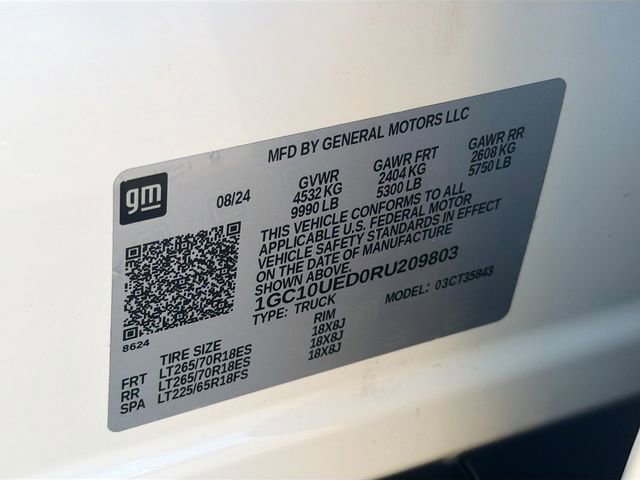 Used 2024 Chevrolet Silverado EV W/T AWD/4WD image 31