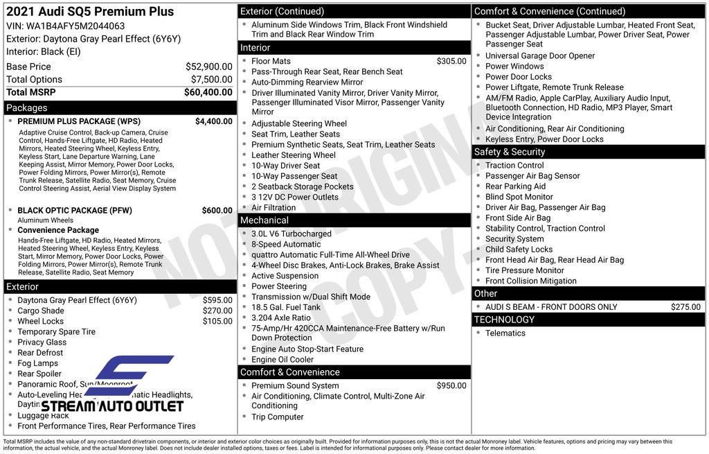 Used 2021 Audi SQ5 Premium Plus w/ Premium Plus Package image 21