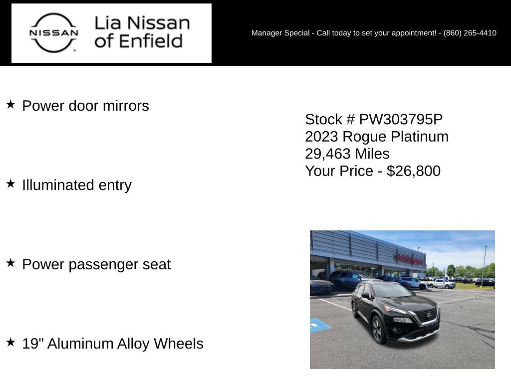 Certified 2023 Nissan Rogue Platinum w/ Platinum Premium Package AWD/4WD image 25
