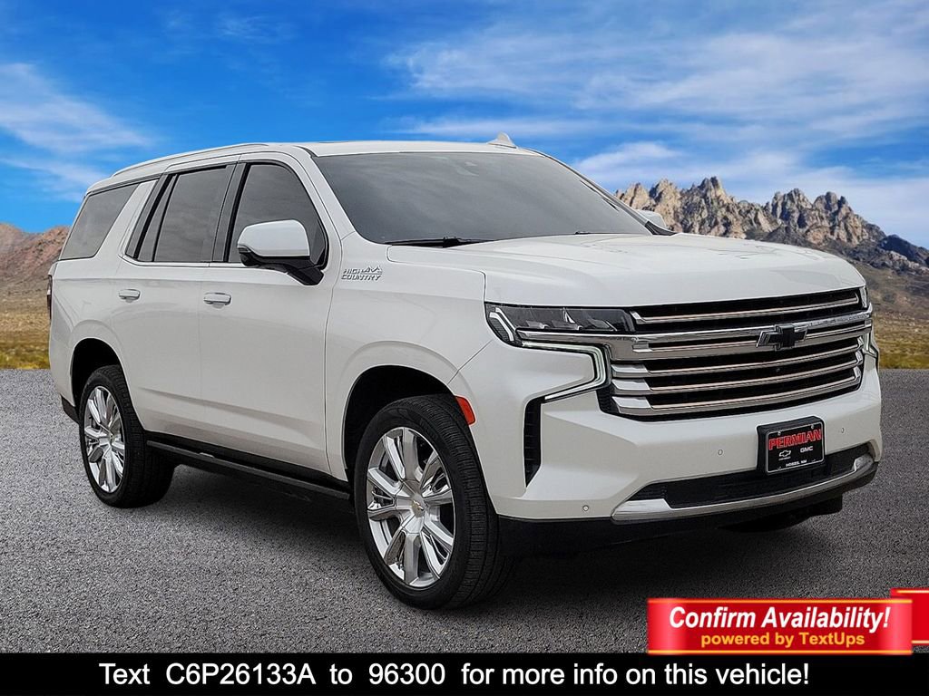 Used 2021 Chevrolet Tahoe High Country w/ Premium Package RWD image 1