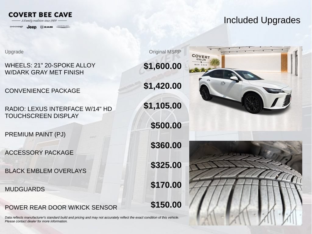 Used 2025 Lexus RX 350 Premium w/ Convenience Package FWD image 8