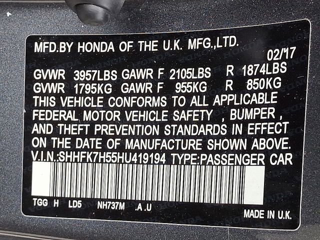 Used 2017 Honda Civic EX image 24