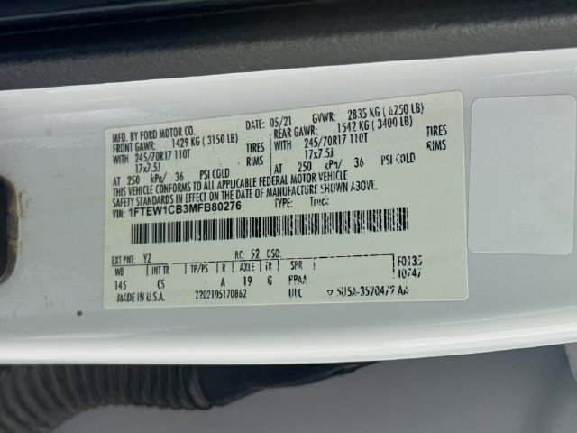 Used 2021 Ford F150 XL w/ Equipment Group 101A High RWD image 34