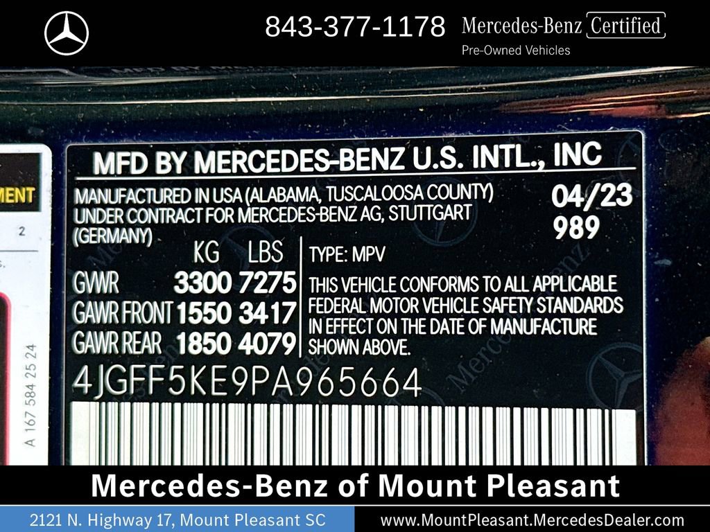 Used 2023 Mercedes-Benz GLS 450 4MATIC w/ AMG Line Exterior image 33