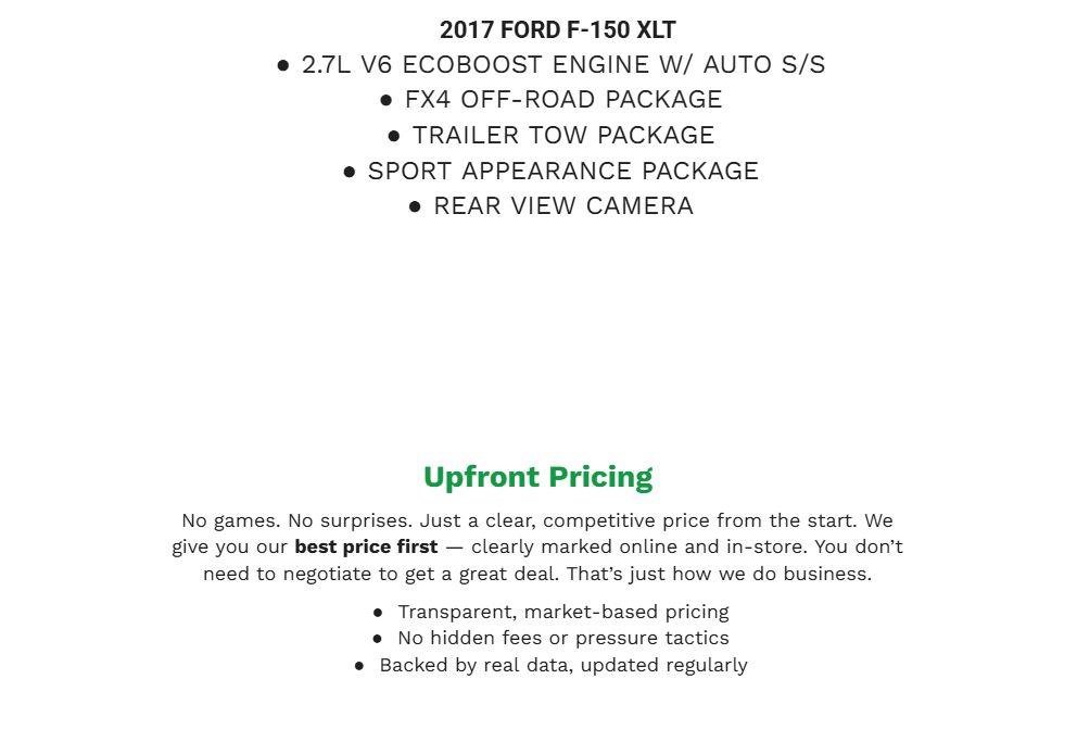 Certified 2017 Ford F150 XLT w/ Equipment Group 301A Mid AWD/4WD image 2