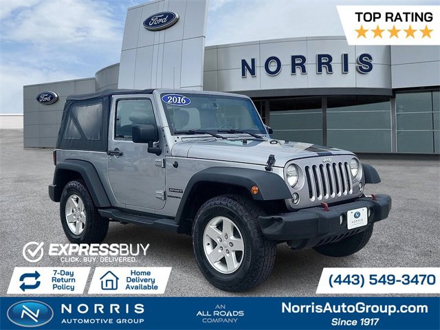 Used 2016 Jeep Wrangler Sport w/ Quick Order Package 24S