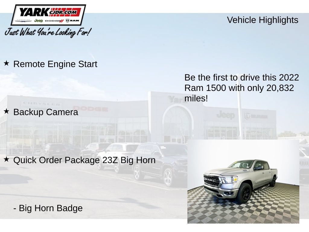 Certified 2022 RAM 1500 Big Horn AWD/4WD image 13
