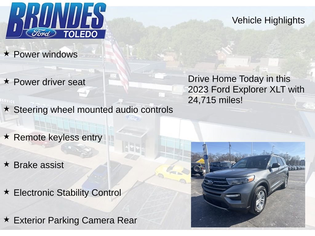 Used 2023 Ford Explorer XLT w/ Equipment Group 202A AWD/4WD image 11