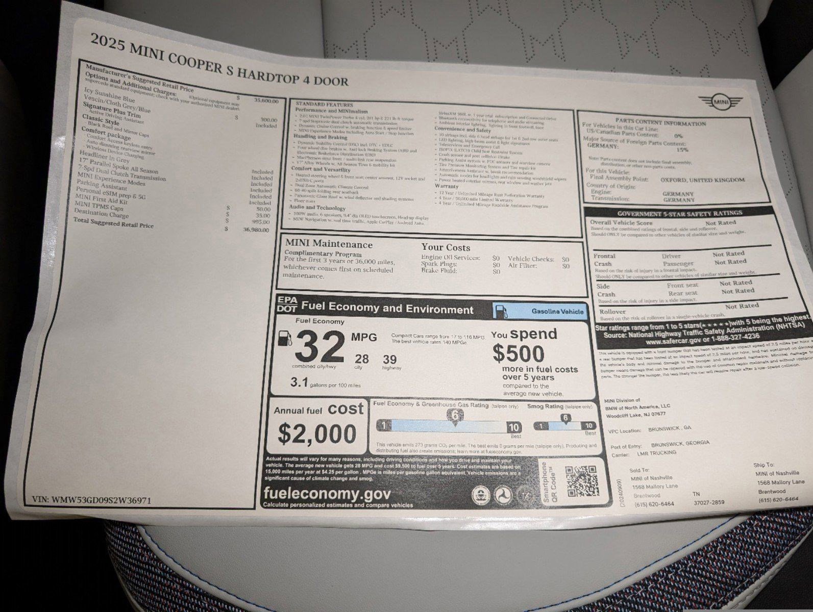 Certified 2025 MINI Cooper S image 25