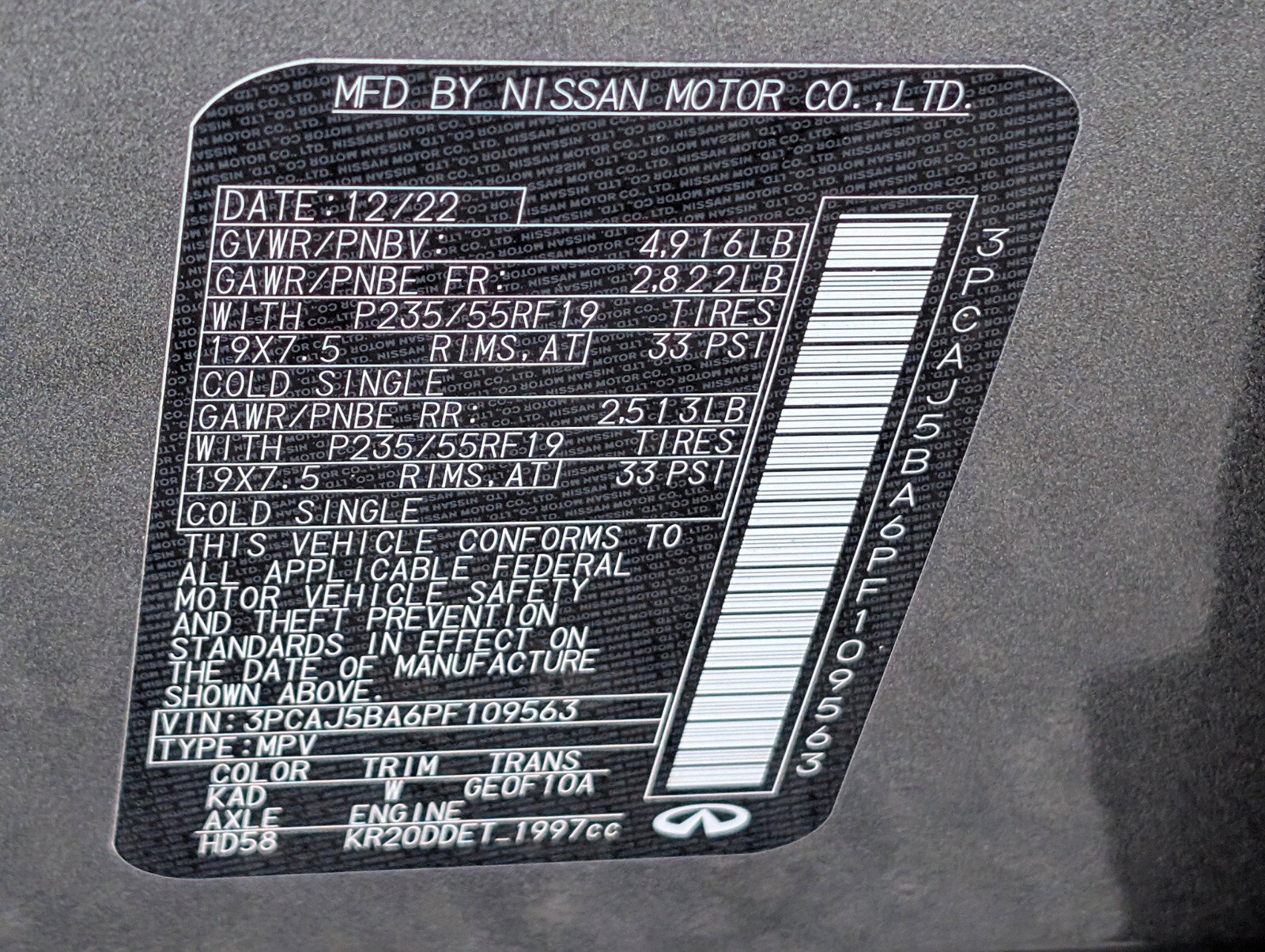 Used 2023 INFINITI QX50 Luxe image 35