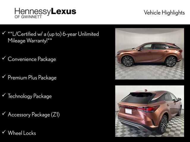 Used 2025 Lexus RX 350 Premium Plus w/ Convenience Package FWD image 12