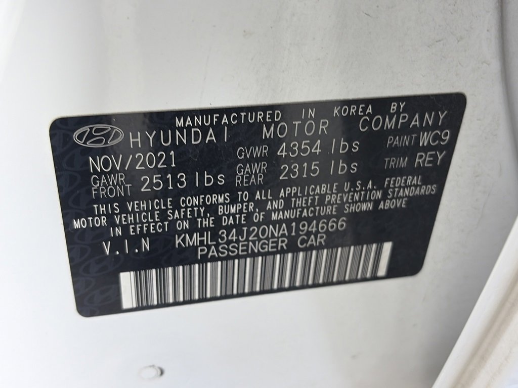 Used 2022 Hyundai Sonata Limited w/ Cargo Package image 9