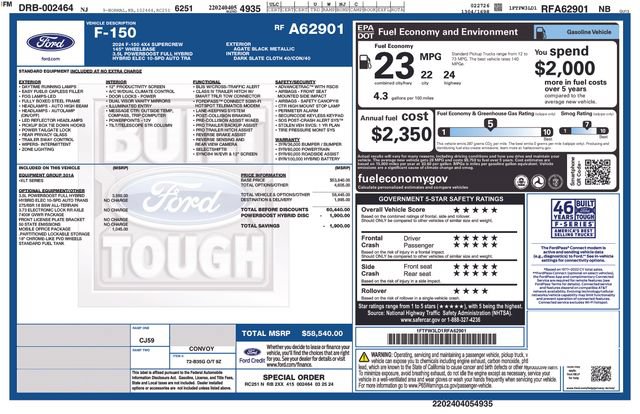 Used 2024 Ford F150 XLT w/ Mobile Office Package AWD/4WD image 30