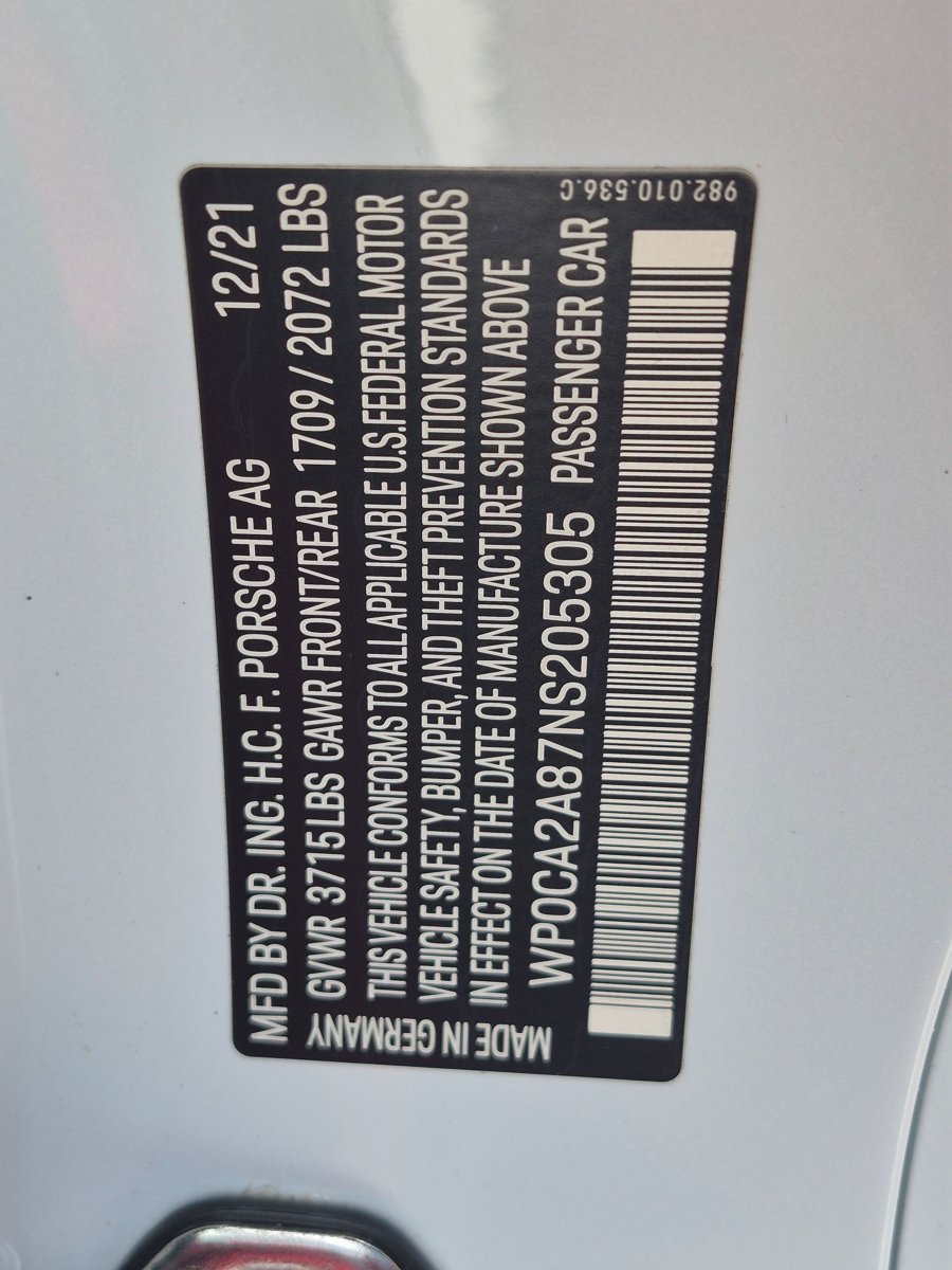 Certified 2022 Porsche 718 Boxster RWD image 28