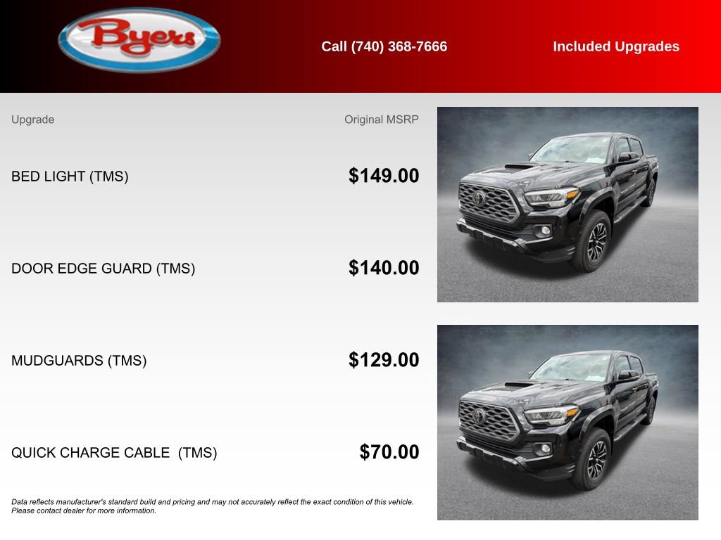 Used 2023 Toyota Tacoma TRD Sport w/ Technology Package AWD/4WD image 6