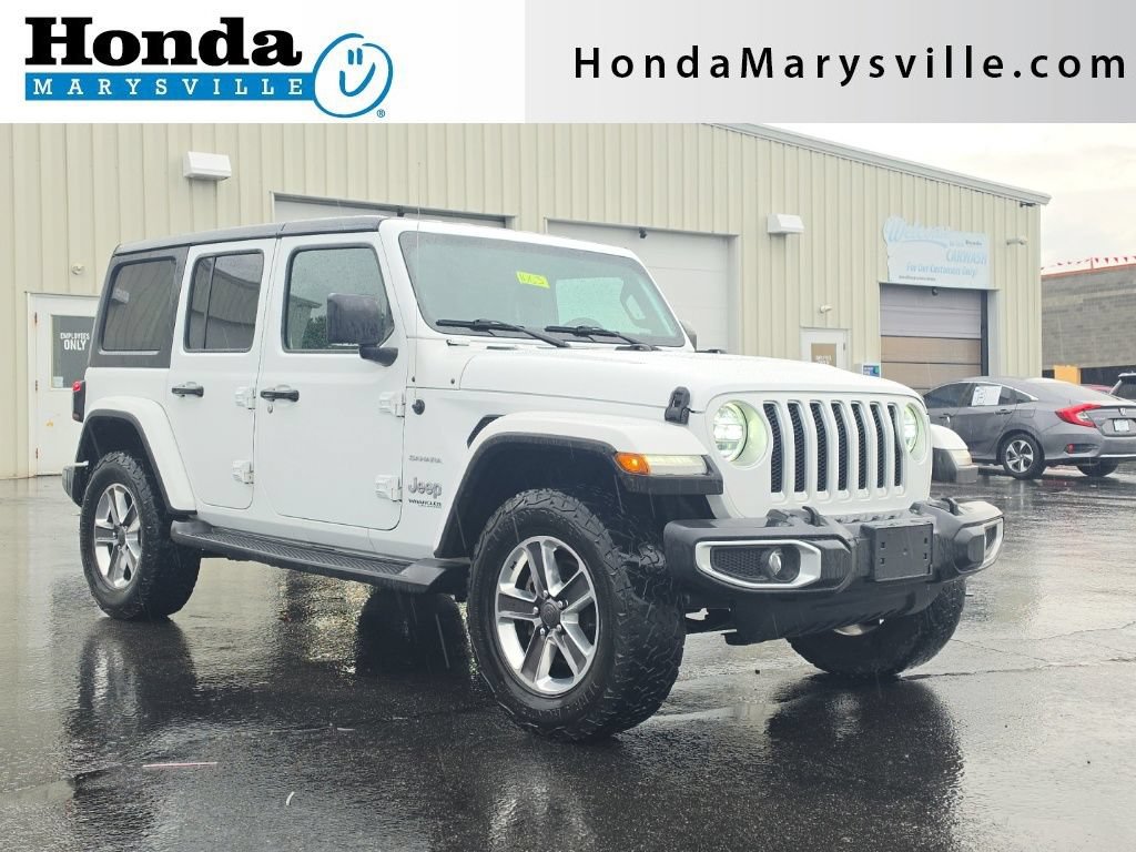 Used 2021 Jeep Wrangler Unlimited Sahara w/ LED Lighting Group