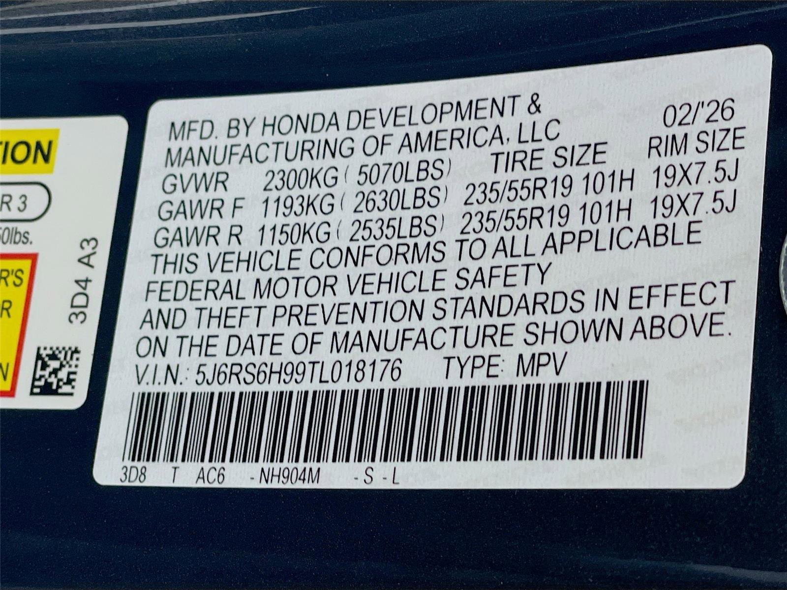 New 2026 Honda CR-V Sport Touring image 23