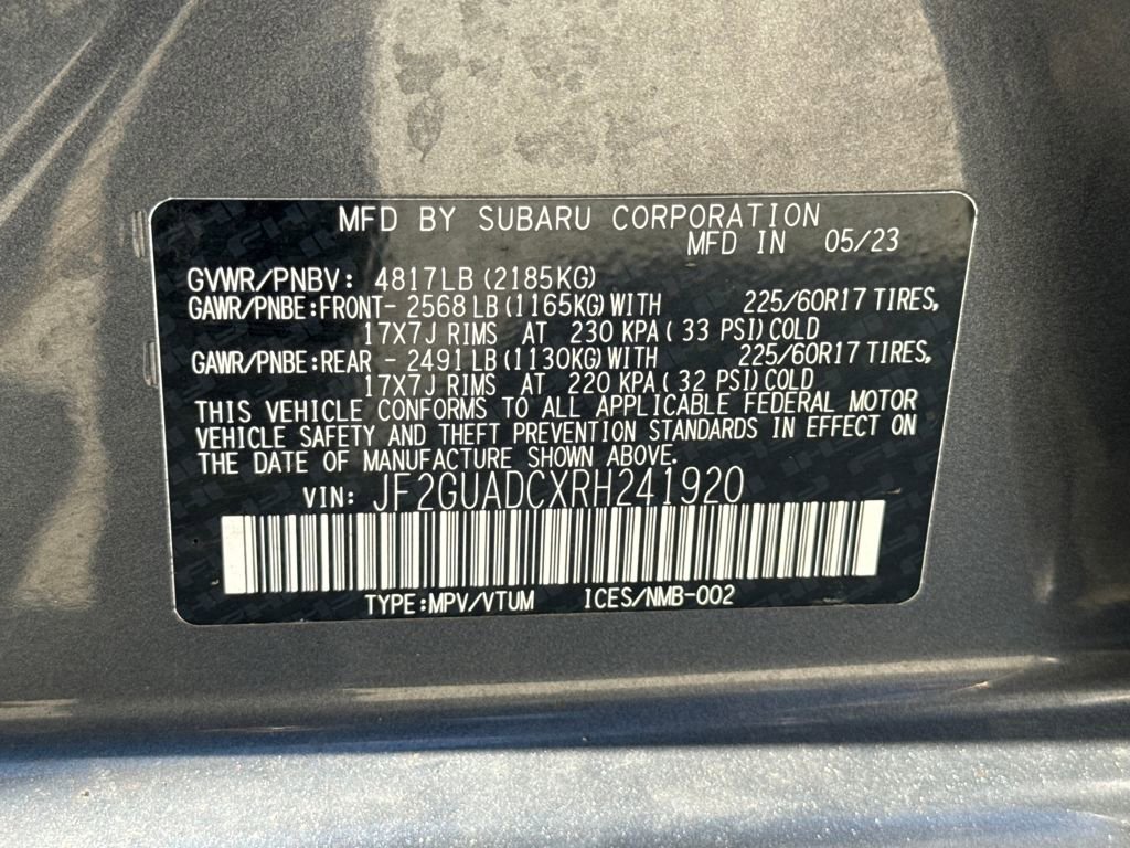 Used 2024 Subaru Crosstrek 2.0i Premium image 30