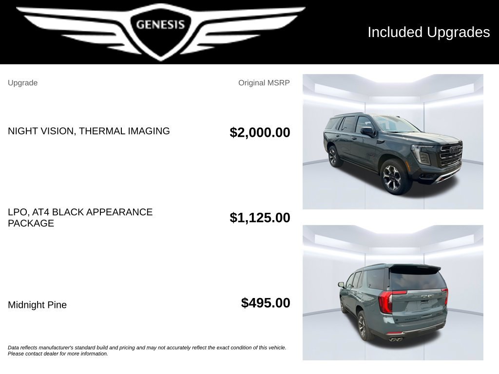 Used 2026 GMC Yukon AT4 Ultimate AWD/4WD image 2